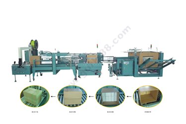 全自动盒类包装流水线